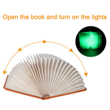 Load image into Gallery viewer, Open Book Light - Rechargeable book shape light