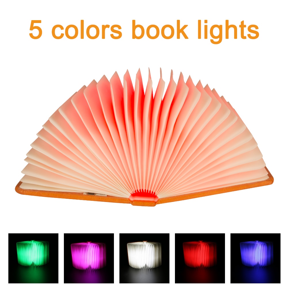 Open Book Light - Rechargeable book shape light